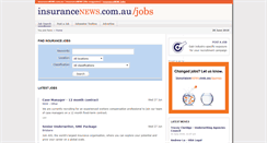 Desktop Screenshot of jobs.insurancenews.com.au